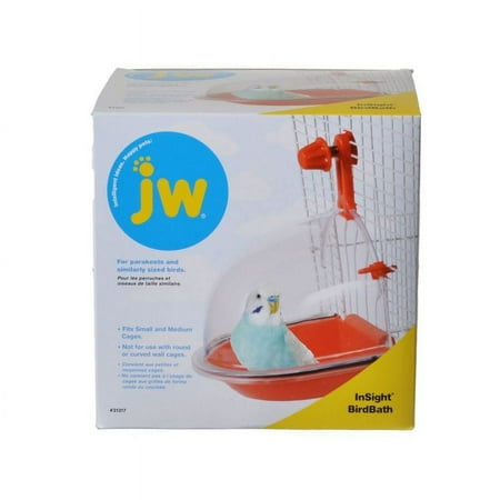 UPC: 0618940313175 | JW Pet Insight Bird Bath Bird Accessory  Multicolor