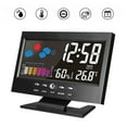 thumbnail image 1 of Atomic Desktop Clock With Color Display With Calendar Day Of Week Time Date Display Auto Set Dual Alarm Clock Without Battery, 1 of 10