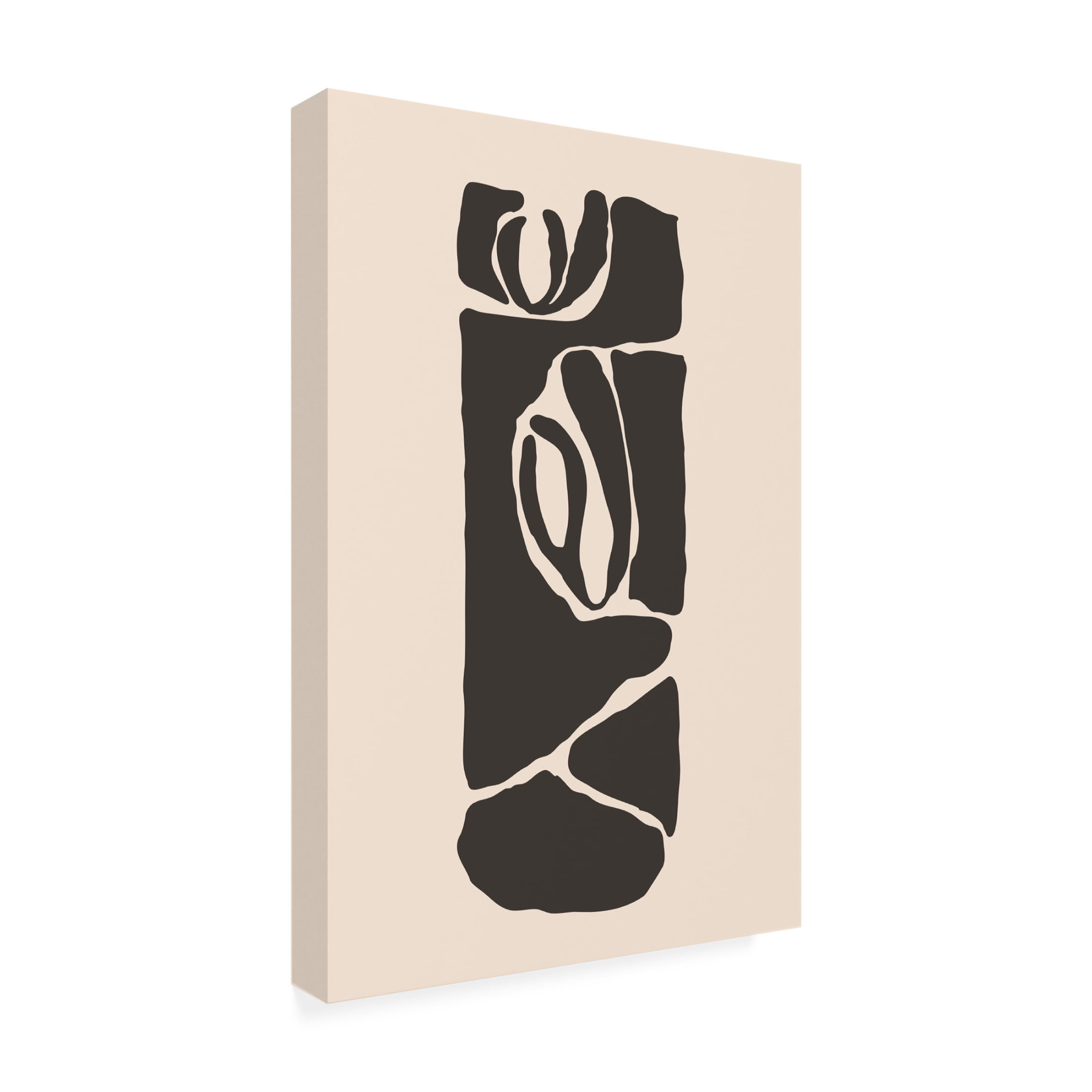 Trademark Fine Art jay stanley Abstract Face Series 5 Canvas Wall Art