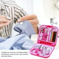 thumbnail image 4 of Kit de Fils d'Aiguilles Mini Outils de Couture Portables DIY Ciseaux Pinces Épingles Boutons Ensemble, Rose Rouge, 4 of 7
