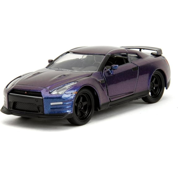 Pink Slips 1:32 W2 2009 Nissan GT-R Die-Cast Car, Toys for Kids and AdultsMetallic Purple