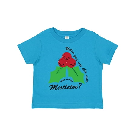 

Inktastic Mistletoe Gift Toddler Boy or Toddler Girl T-Shirt