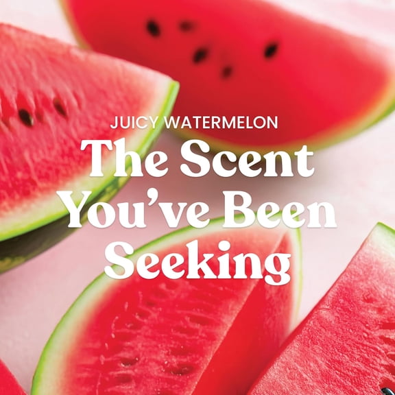 Juicy Watermelon Scented Candle, 22oz Large Jar with up to 150 Hour Burn Time