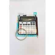 Pen+Gear 12 Digit Large Display Desktop Calculator, Gray, Office, Elementary school, middle school