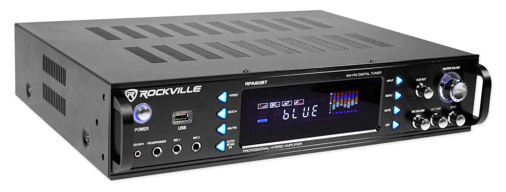 Rockville RPA60BT 1000W Home Theater Bluetooth Receiver+(4) 5.25" White Speakers