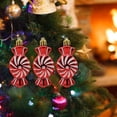 thumbnail image 4 of Farfi Decoración del árbol de Navidad Diseño colgante Escena de fiesta Decoración de ambiente festivo 6 colores Colgante de piruleta de caramelo Regalo de Navidad para niños, 4 of 5