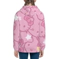 thumbnail image 3 of Hello Kitty Hoodie 3D Print Pullover Hooded Long Sleeve Sweatshirts Tops Blouse with Pocket for Boys Girls Small, 3 of 6
