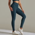 thumbnail image 1 of WILLBEST Pantalones de Yoga de Cintura Alta Sin Costuras Para Mujer, Diseño Calado, Leggings Ajustados Con Realce de Color Melocotón Para Entrenamiento Deportivo 545 Mediana, 1 of 5