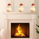 thumbnail image 5 of onlyliua Ofertas Semanales Vela de Papá Noel Hecha a Mano para Decoración Navideña, para Ventanas, Chimeneas, Adorno para El Hogar, Velas Perfumadas, 5 of 6