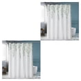 thumbnail image 1 of Cortina de baño Naiovety blanca moderna impermeable poliéster 27*24 cm, 1 of 6