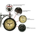 thumbnail image 5 of Infinity Instruments 12430Ct-Ruv2 The Charleston Two-Sided Indoor/Outdoor Hanging Clock, 5 of 5