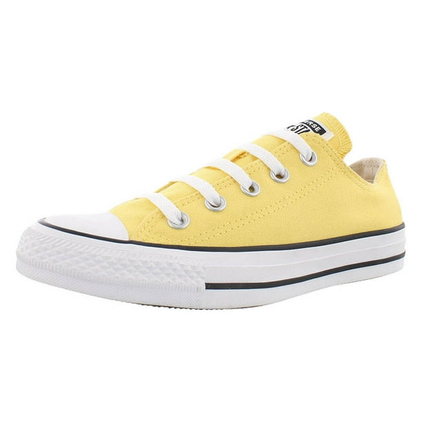 Converse Taylor Star Ox Unisex Shoes Size 8, Color: Butter Yellow/White/Black - Walmart.com