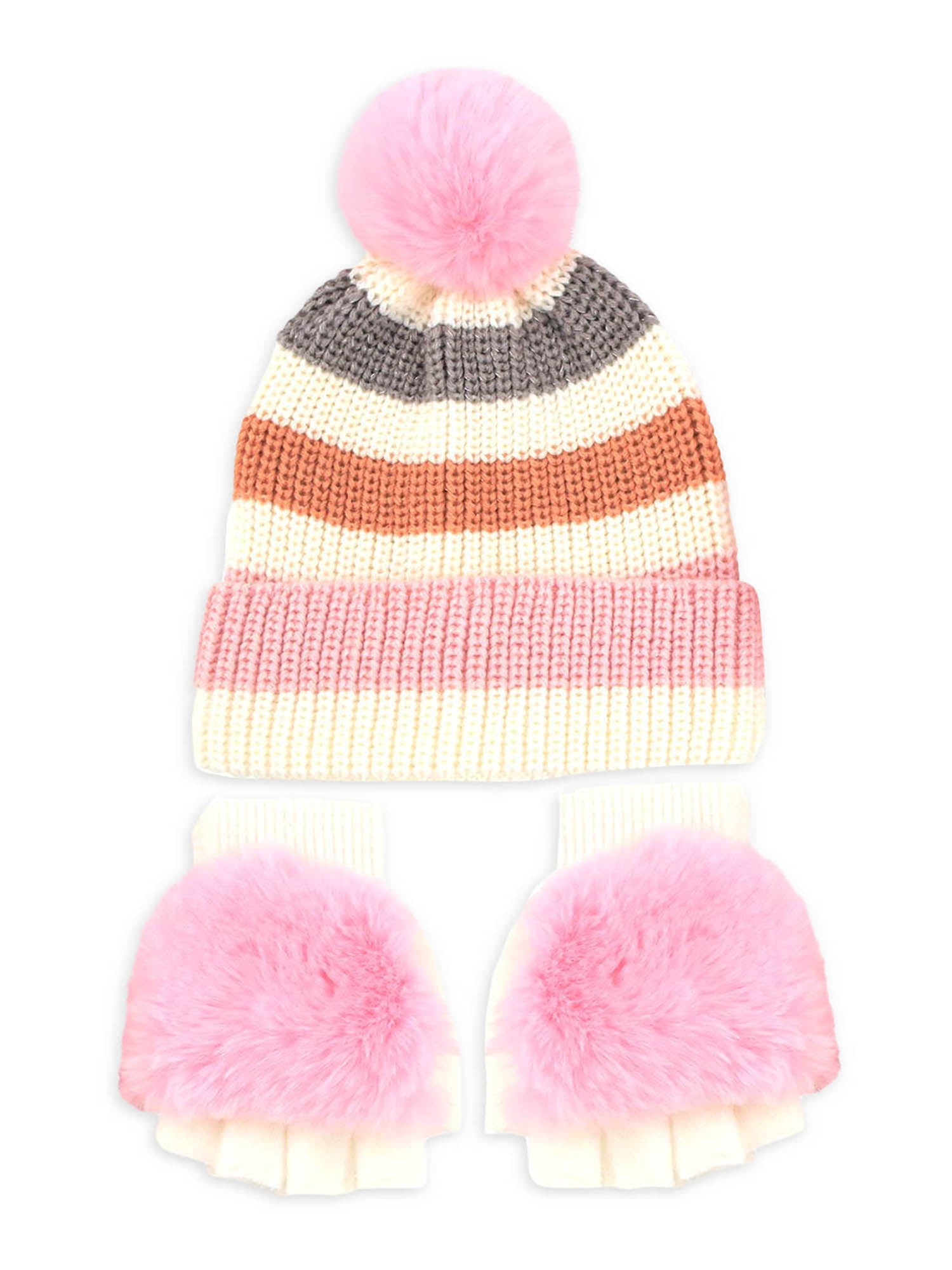 Addie \u0026 Tate Girls Knit Marled Yarn 