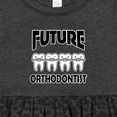 thumbnail image 4 of Inktastic Future Orthodontist Baby Girls Baby Dress, 4 of 5