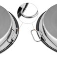 thumbnail image 3 of 34CM Stainless Steel Drip Pan Pizza Cake Non-stick Baking Pan Round Cake Pan with Ears, 3 of 5