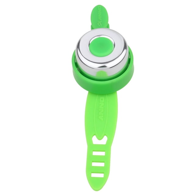 Shisuyan 1PC Baby Scooter Bell Lovely Kids Bike Bell Strap Bell Funny Bike Accessory for Kids Bike Use (Green)