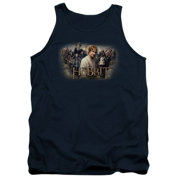 The Hobbit Hobbit Rally Adult Tank Top Navy
