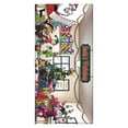 thumbnail image 2 of Cateissary Banner de puerta de Feliz Navidad de patrón claro para pancarta al aire libre Banner de puerta de garaje de Feliz Navidad Kits de decoración para fiestas mi, 2 of 6
