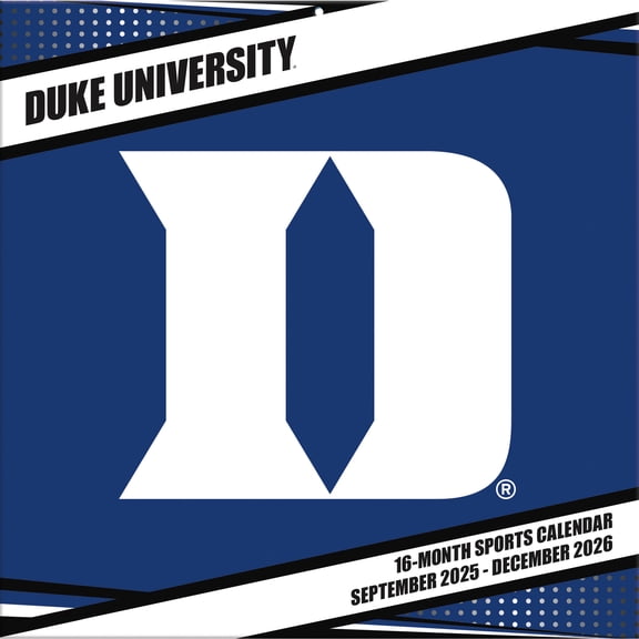 Duke Blue Devils 2026 16M Turner Wall Calendar - Pf