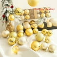 thumbnail image 2 of ADruer 24Pcs Christmas Tree Ornaments, Mini Christmas Balls Clearance Small Shatterproof Plastic Ball for Holiday Wedding Party Xmas Tree Hanging Decorations (Pink), 2 of 7