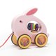 thumbnail image 3 of Juguete navideño de animales rodantes para arrastrar, 5 uds., [diseño actualizado, sin cuentas en las ruedas]-juguetes para tirar para niños pequeños de 18 meses en adelante, 3 of 5