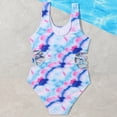 thumbnail image 5 of New Trendy!Homenesgenics Tankini Baby Girls Swimwear Kid Swimsuit Summers Bikini Bathing Suit Swimming Jumpsuit Blue 11-12 Years, 5 of 7