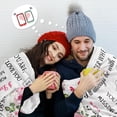 thumbnail image 3 of LHSHID Long Distance Relationship Gifts Girlfriend Gifts from Boyfriend Mothers Day Birthday Gift for Girlfriend for Her Women Wife Girlfriend Blanket Present, 3 of 7
