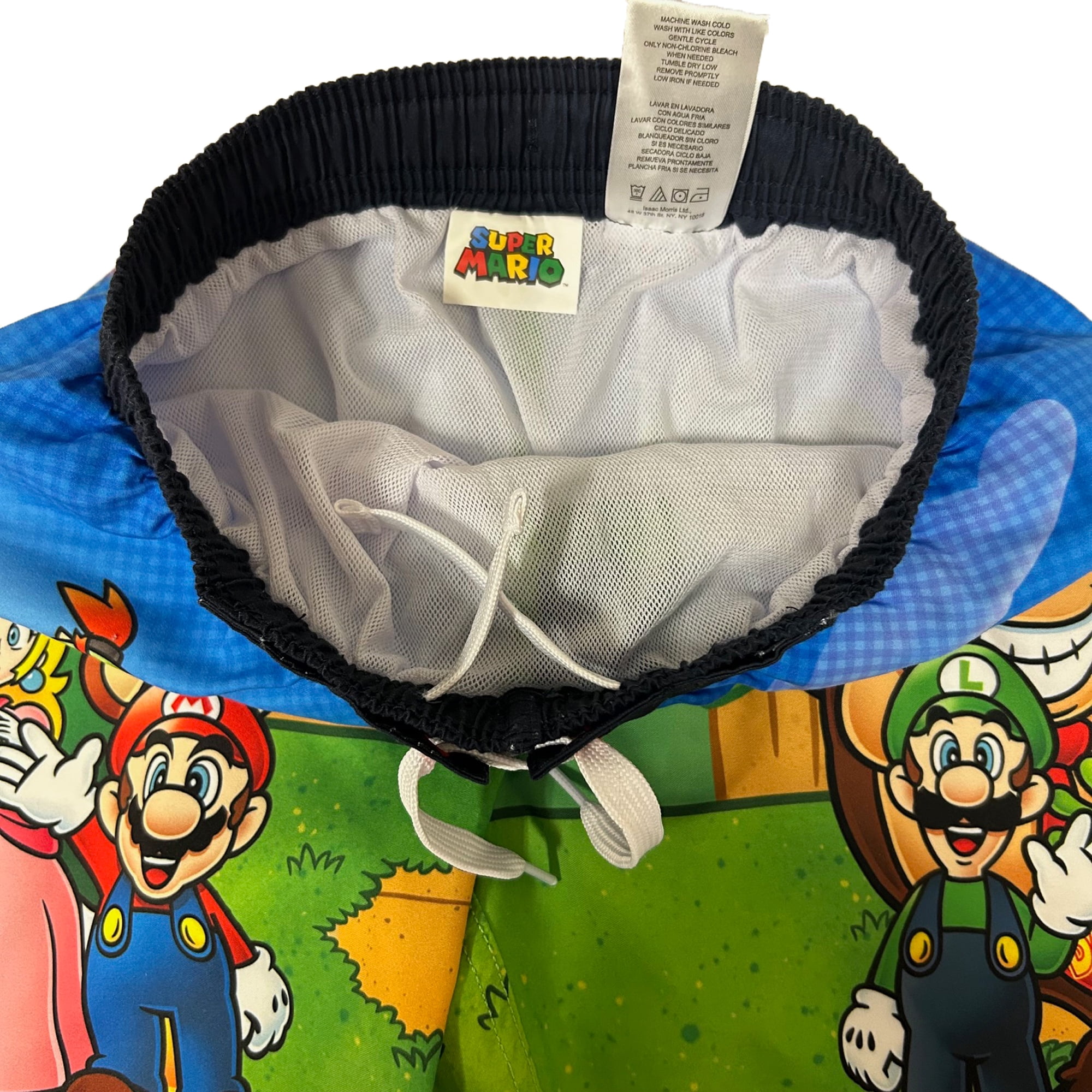 Super Mario Little & Big Boys Swim Trunk & Rashguard 2-piece Set