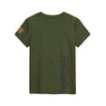 thumbnail image 5 of CCRFTGI 4th of July Shirts for Children Girls 10-12 Short Sleeve Happy 250 anniversary usa shirt Summer Patriotic Tunic Blouses 1776 Festival Teen Girl Clothes Tee Top Army Green 10-11 Years, 5 of 5