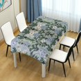 thumbnail image 4 of Yayeee Tablecloths 60" x 108" Rectangle Wrinkle Resistant Party Table Cover, Blue Blossom, 4 of 8