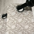 thumbnail image 3 of Ambesonne Floral Grommet Curtain, Abstract Pattern Leaves, 50" x 72", Tan Cream, 3 of 6