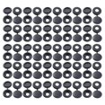 thumbnail image 1 of GUOOL 100 Pieces Premium Screws Caps Wear Resistant Screw Covers, Dark Grey, 1 of 7