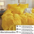 LIFEREVO Luxury Plush Shaggy Duvet Cover Set, Soft Velvet Fluffy Furry