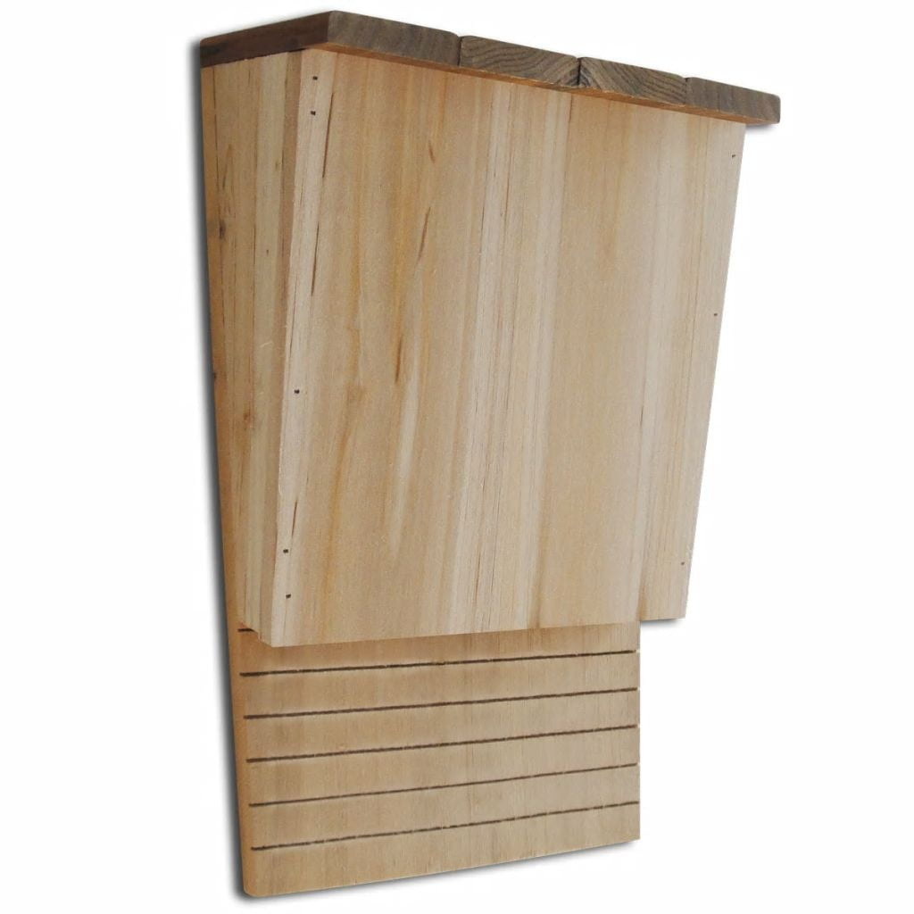 8.7"x4.7"x1'1" Wood Bat House Outdoor Bat Box, Set of 2 8.7"x4.7"x1'1" Wood Bat House Outdoor Bat Box, Set of 2