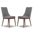 thumbnail image 2 of Mid Century Modern Grayson Gray Dining Chair (Set of 2), 2 of 4