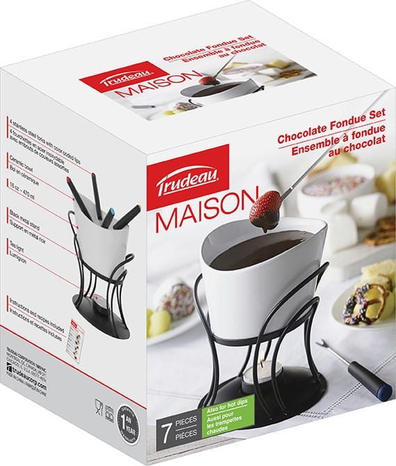 Trudeau Maison Revolo Chocolate Fondue Set