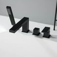 thumbnail image 3 of Kibi Cube Deck Mounted Bathtub Faucet with Hand Shower, 3 of 3