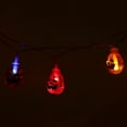 thumbnail image 4 of La secuencia de la calabaza de 20 LED con pilas interior enciende las lámparas de la decoración del partido de Halloween los 2m coloridos, 4 of 6