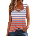 thumbnail image 2 of Puntoco Camiseta sin mangas con cuello cuadrado para mujer, de color liso, holgada, tipo camisola, 2 of 4