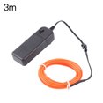 thumbnail image 2 of Ounissouiy Cuerda luminosa flexible resistente al agua con controlador USB Tubo de LED intermitente constante/rápido de 9 pies Iluminación y accesorios naranja 9ft, 2 of 6