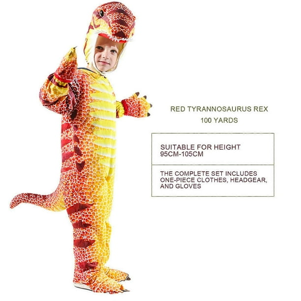 Kids Plush Triceratops Costumes Toddler Zipster Dinosaur One Piece Costume Stage Performance Fancy-Dress Props