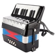thumbnail image 4 of Fosa Kids Accordion Toy, 17 Keys 8 Bass Keyboard Mini Accordion Celluloid Coating Training Musical Reed Instrument Musical Instrument For Kids, Toddlers, Beginners, 4 of 8