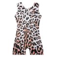 thumbnail image 3 of Maillot de gimnasia EQSJIU Tiedye Leopard Sparkle con pantalones cortos de 3-4 t, 3 of 5