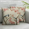 thumbnail image 3 of JEUXUS Throw Pillow Covers Pillow Case Tree Decorative Bird Pillowcase Square Pillow Cushion Cases for Bedroom Living Room Car, 3 of 5