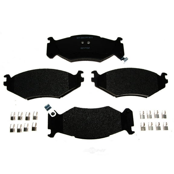 Raybestos R-Line Semi-Metallic Brake Pads Fits select: 1991-1995 CHRYSLER LEBARON, 1991-1994 DODGE GRAND CARAVAN