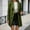 C-Army Green337, variant on Women Slim Fit Outerwear Jacket Solid Color Long Sleeve Button Overcoat For Fall Winter Cozy Wear