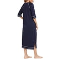 thumbnail image 5 of Womens Dresses Rubehoow House Coat Women's Zipper Front Robes Half Sleeve Bathrobe Full Length Soft Cotton Duster Coat With Pockets Dress For Women, 5 of 5