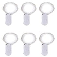thumbnail image 1 of Paquete de 6 luces de hadas con pilas, 10 pies, 30 LED para bricolaje, boda, fiesta, dormitorio, Navidad, 1 of 5