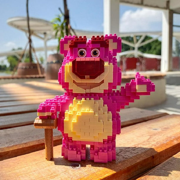 Disney Movie Toy Story Strawberry Bear Buzz Lightyear Model Building Blocks for Boy Girl Kids Assembled Building Block Toys GiftBear He Qiyong unisex Walmart en linea