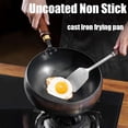 thumbnail image 2 of Uncoated Thick Iron Pot, Japanese Uncoating Cast Iron Pot,  Non-Stick Cast Irons Wok with Lid, High Purity Irons Frying Pan for Cooking, 2 of 9